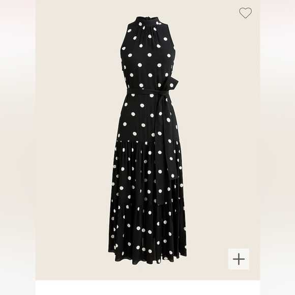 J. Crew Dresses & Skirts - J.Crew black and white polka dot dress. Never worn with tag. Size 16